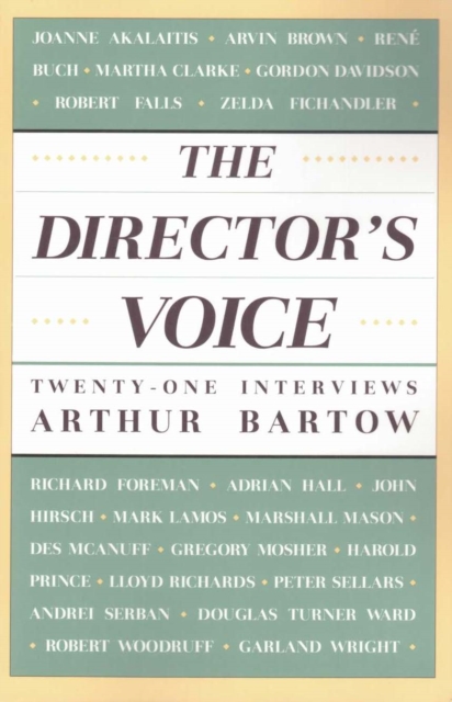 The Director's Voice : Twenty-One Interviews, Paperback / softback Book