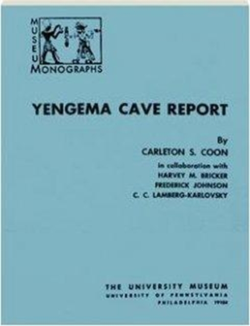 Yengema Cave Report, Paperback / softback Book