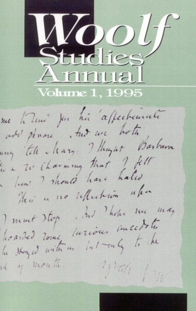 Woolf Studies Annual : 1995, Paperback / softback Book