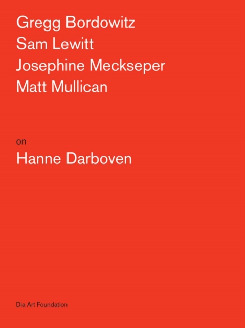 Artists on Hanne Darboven, Paperback / softback Book