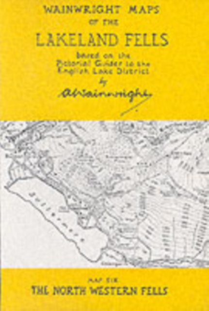 Wainwright Maps of the Lakeland Fells : North Western Fells Map 6, Paperback / softback Book