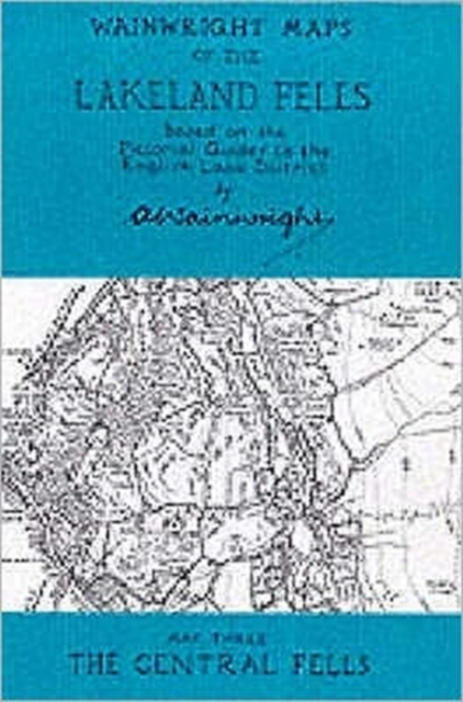 Wainwright Maps of the Lakeland Fells : The Central Fells Map 3, Sheet map, folded Book