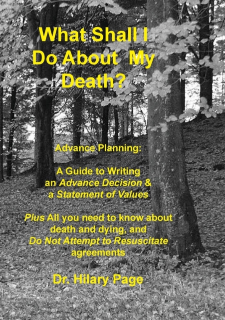 What Shall I Do About My Death?, Paperback / softback Book