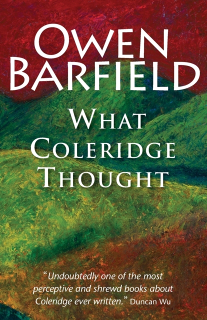 What Coleridge Thought, Paperback / softback Book