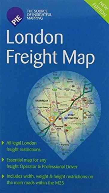 London Lorry Control Wall Map, Sheet map, folded Book