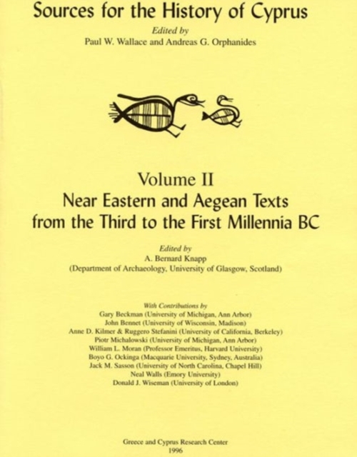 Near Eastern and Aegean Texts from the Third to the First Millennia BC, Paperback Book