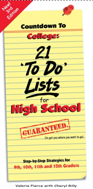 Countdown to College: 21 'To Do' Lists for High School, Paperback / softback Book