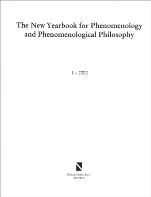 The New Yearbook for Phenomenology and Phenomenological Philosophy : Volume 1, Paperback / softback Book