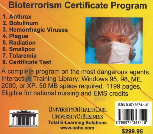 Bioterrorism Certificate Program, CD-ROM Book