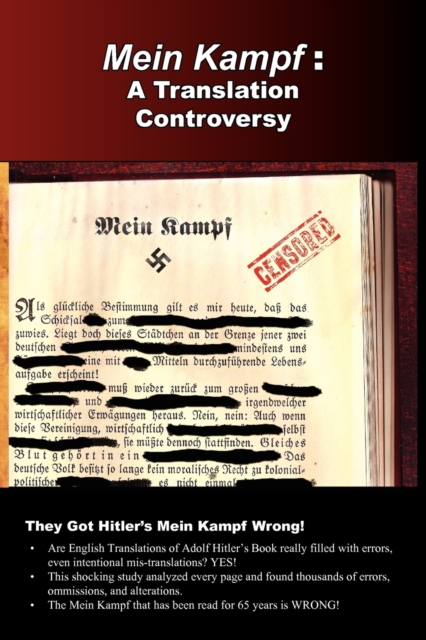 Mein Kampf : A Translation Controversy, Paperback / softback Book