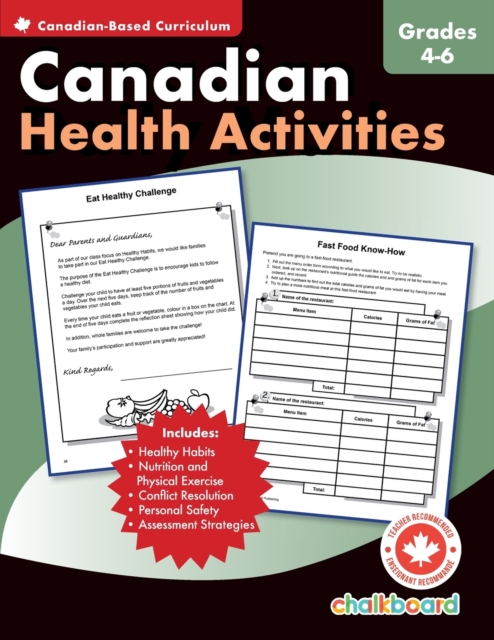 Canadian Health Activities Grades 4-6, Paperback / softback Book