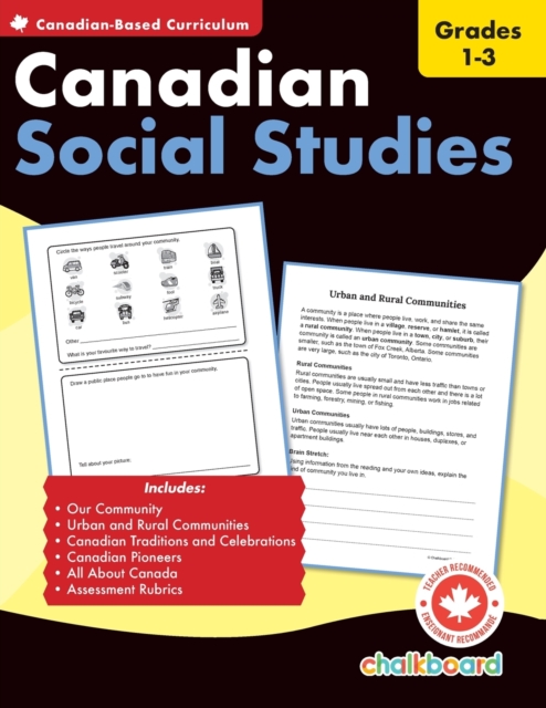 Canadian Social Studies Grades 1-3, Paperback / softback Book