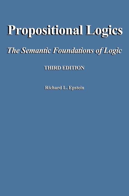 Propositional Logics Third Edition, Hardback Book