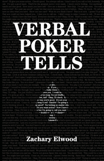Verbal Poker Tells, Paperback / softback Book