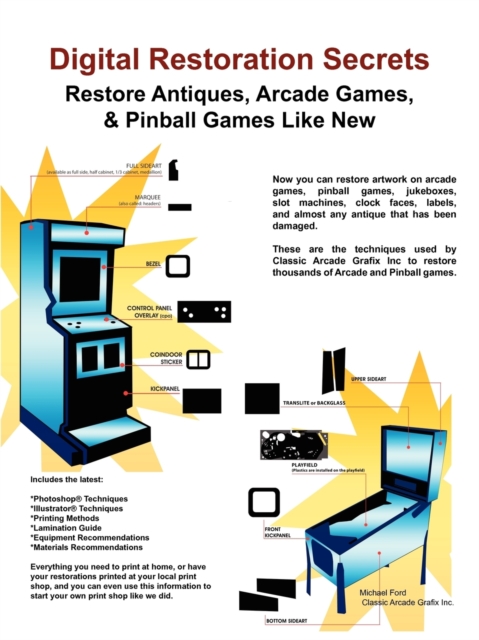 Digital Restoration Secrets : Restore Antiques, Arcade Games,& Pinball, Paperback / softback Book