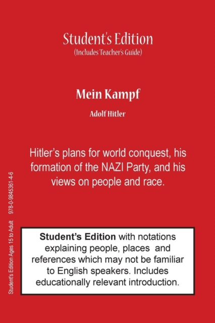 Mein Kampf (Student's & Teacher's Classroom Edition), Paperback / softback Book