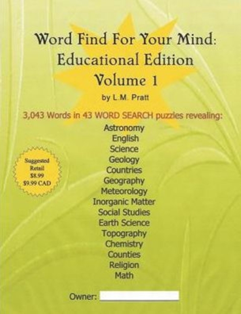 Word Find for Your Mind : Educational Edition, Paperback / softback Book