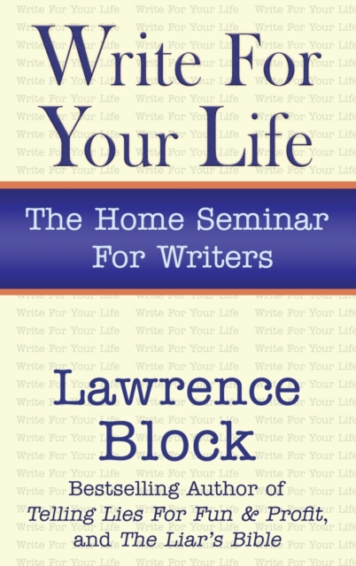 Write for Your Life, Hardback Book