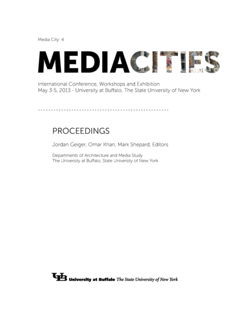 MediaCities : Proceedings, Paperback / softback Book