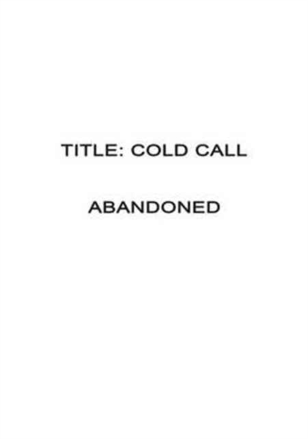 Cold Call, Paperback / softback Book
