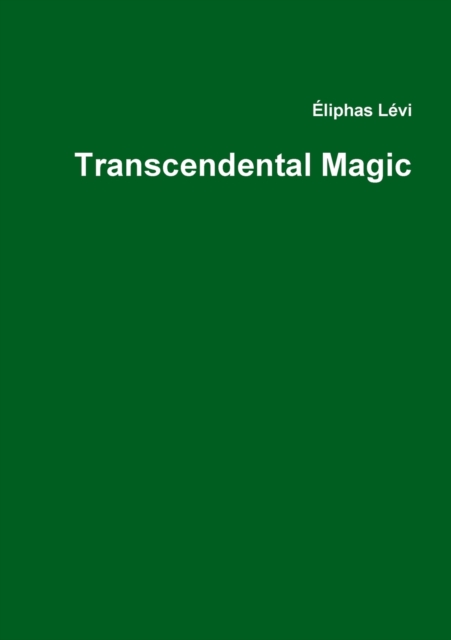 Transcendental Magic, Paperback / softback Book