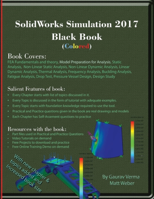 Solidworks Simulation 2017 Black Book (Colored), Paperback / softback Book