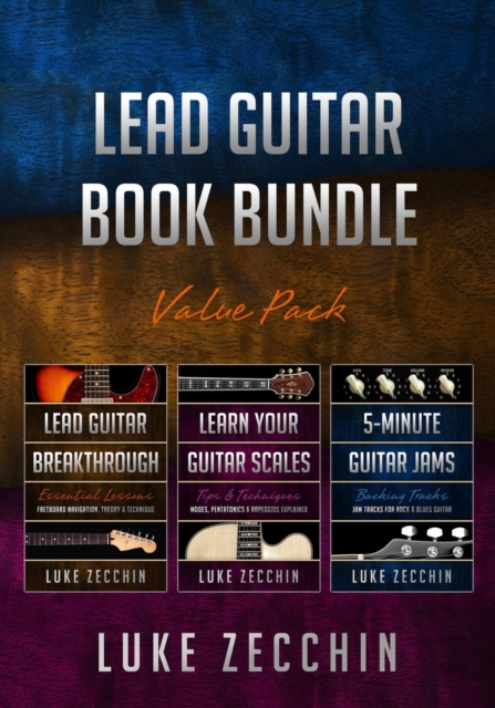 Lead Guitar Book Bundle : Lead Guitar Breakthrough + Learn Your Guitar Scales + 5-Minute Guitar Jams (Books + Online Bonus), Paperback / softback Book