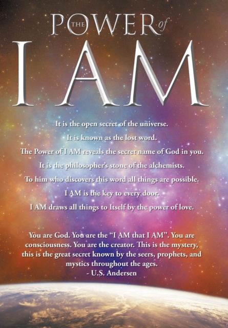 The Power of I AM : 1st Hardcover Edition, Hardback Book