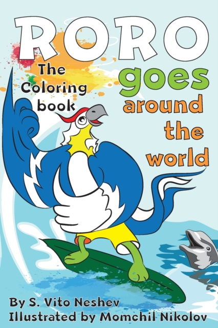 Roro Goes Around The World : The Coloring book, Paperback Book