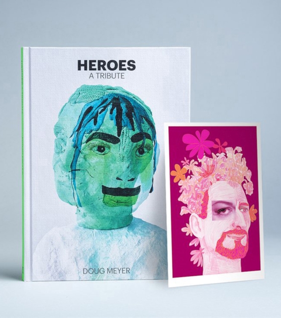 Heroes: A Tribute, Pink Art Edition, Hardback Book