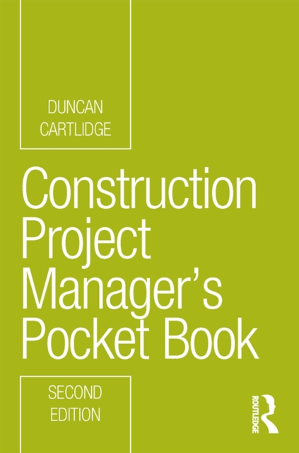Construction Project Manager’s Pocket Book, PDF eBook