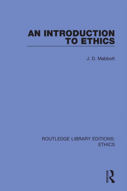 An Introduction to Ethics, PDF eBook