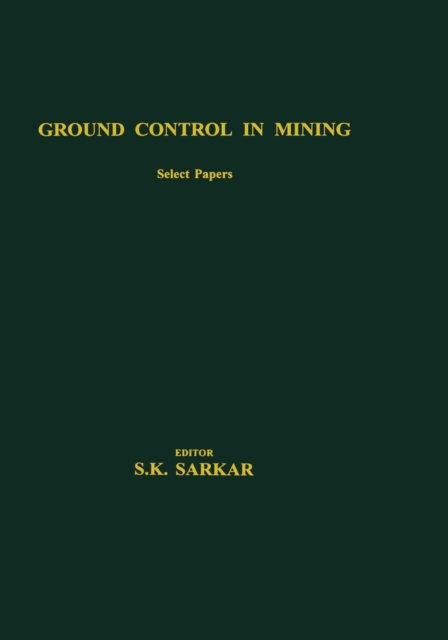 Ground Control in Mining, PDF eBook