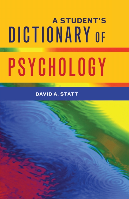 A Student's Dictionary of Psychology, PDF eBook
