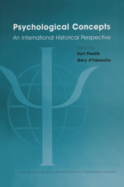 Psychological Concepts : An International Historical Perspective, PDF eBook