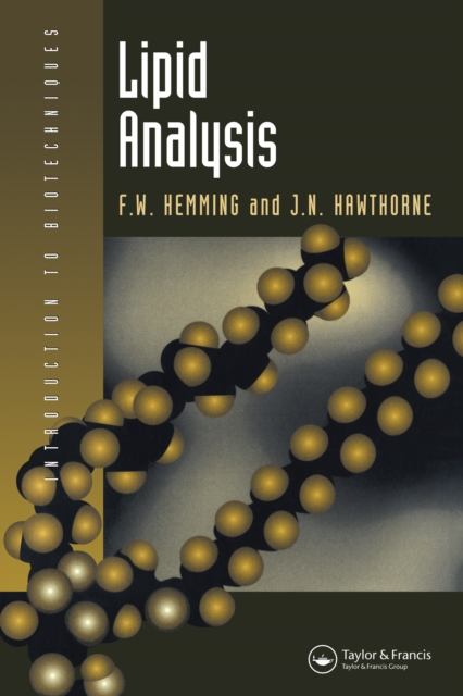 Lipid Analysis, PDF eBook