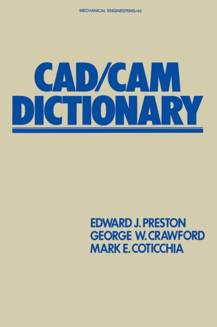 CAD/CAM Dictionary, PDF eBook