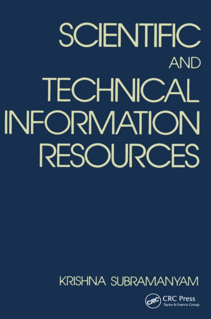 Scientific and Technical Information Resources, PDF eBook