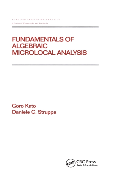 Fundamentals of Algebraic Microlocal Analysis, PDF eBook