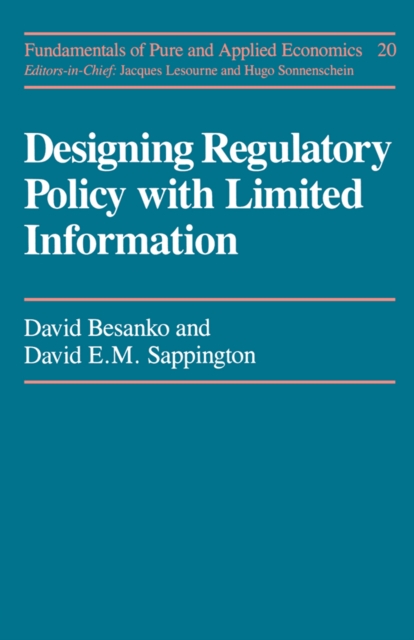 Designing Regulatory Polcy, PDF eBook