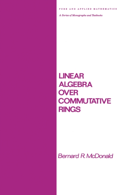 Linear Algebra over Commutative Rings, PDF eBook