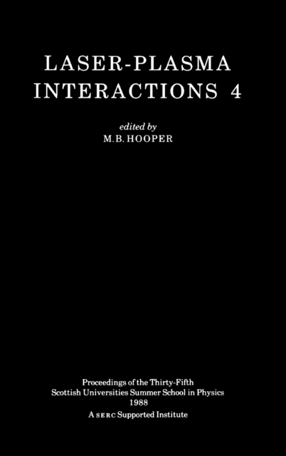Laser-Plasma Interactions 4, PDF eBook