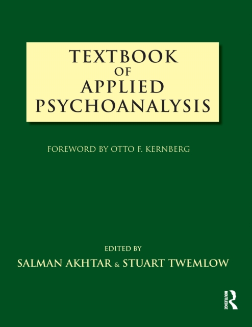 Textbook of Applied Psychoanalysis, PDF eBook