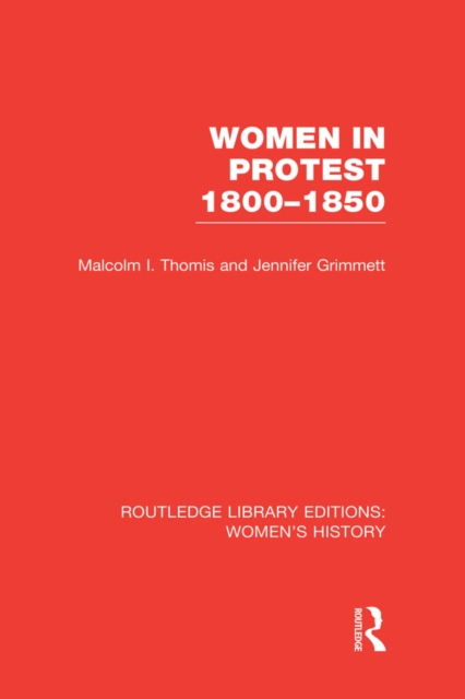 Women in Protest 1800-1850, PDF eBook