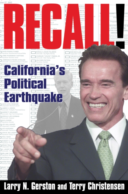 Recall! : California's Political Earthquake, PDF eBook