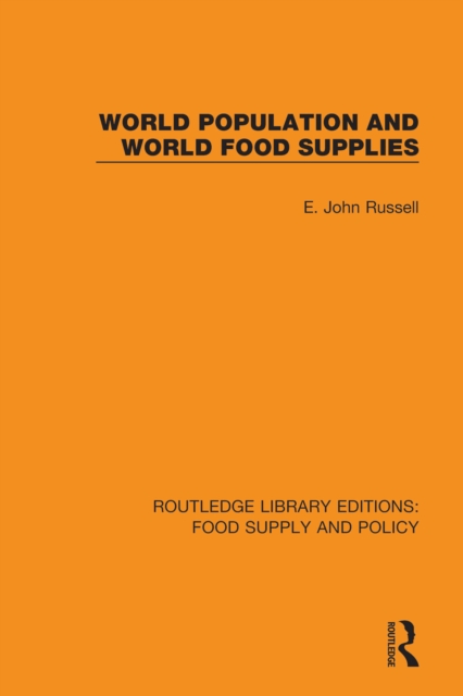 World Population and World Food Supplies, EPUB eBook