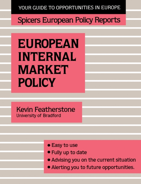 Spicers;Europ Internal Mar Pol, EPUB eBook