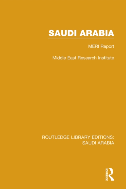 Saudi Arabia Pbdirect : MERI Report, EPUB eBook