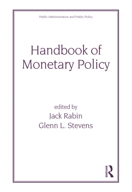 Handbook of Monetary Policy, EPUB eBook