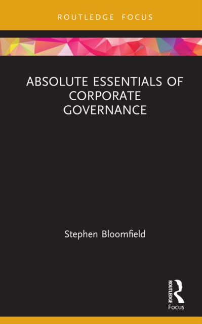 Absolute Essentials of Corporate Governance, EPUB eBook